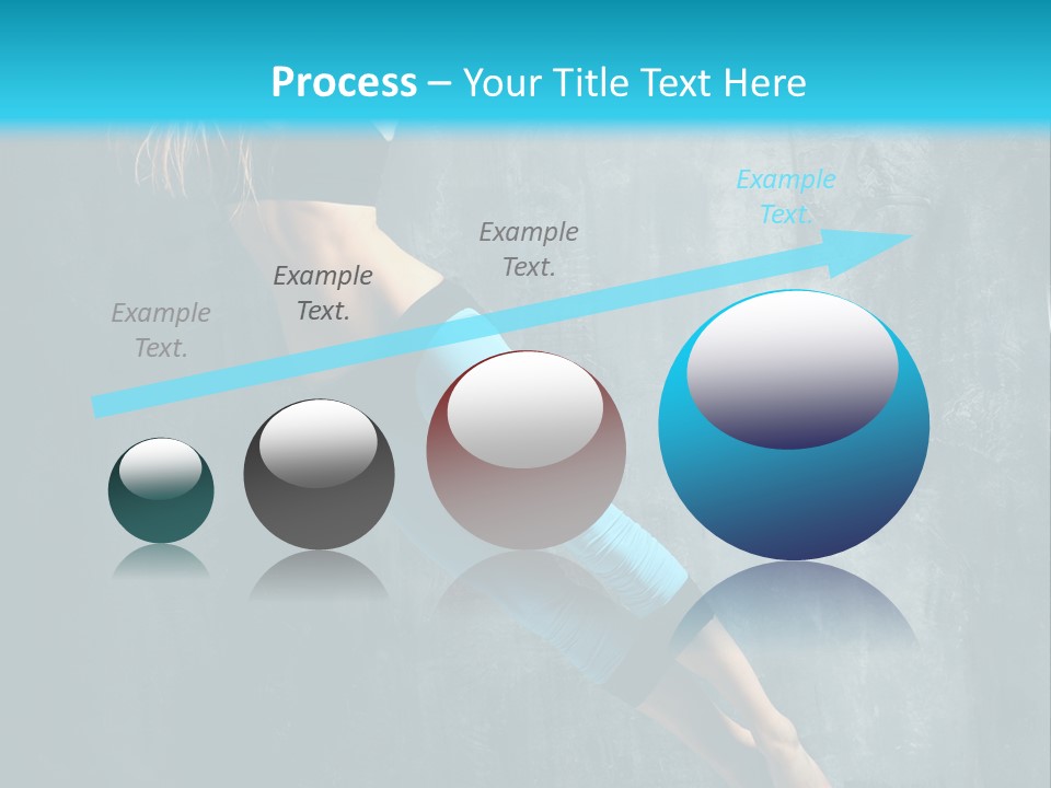 Performer Stunt Stretching PowerPoint Template