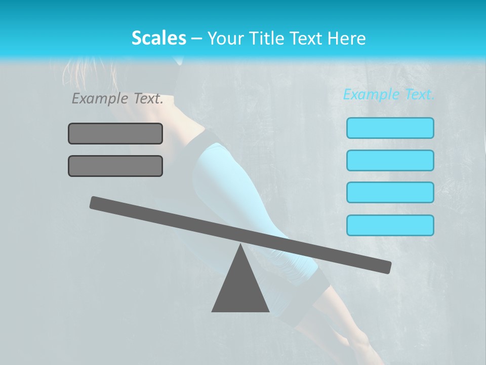 Performer Stunt Stretching PowerPoint Template