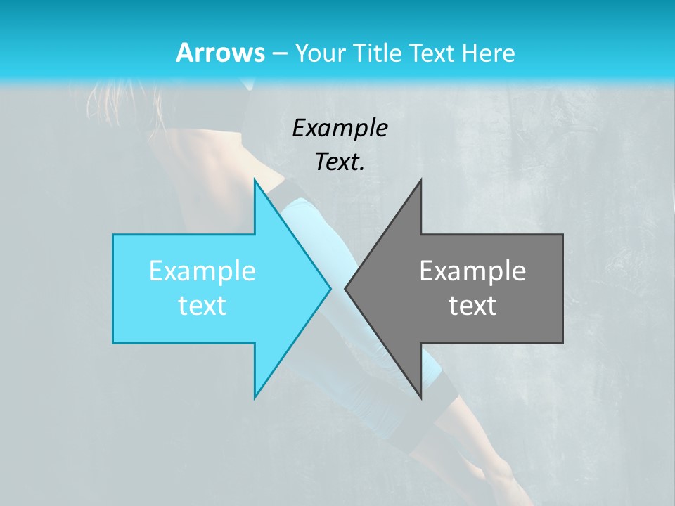 Performer Stunt Stretching PowerPoint Template