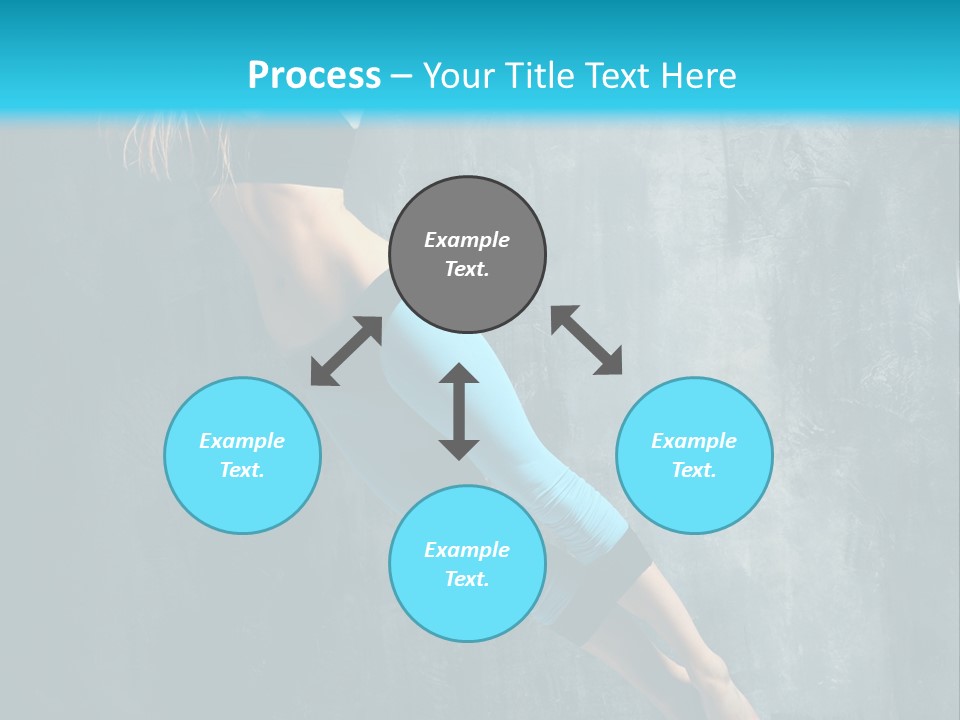 Performer Stunt Stretching PowerPoint Template