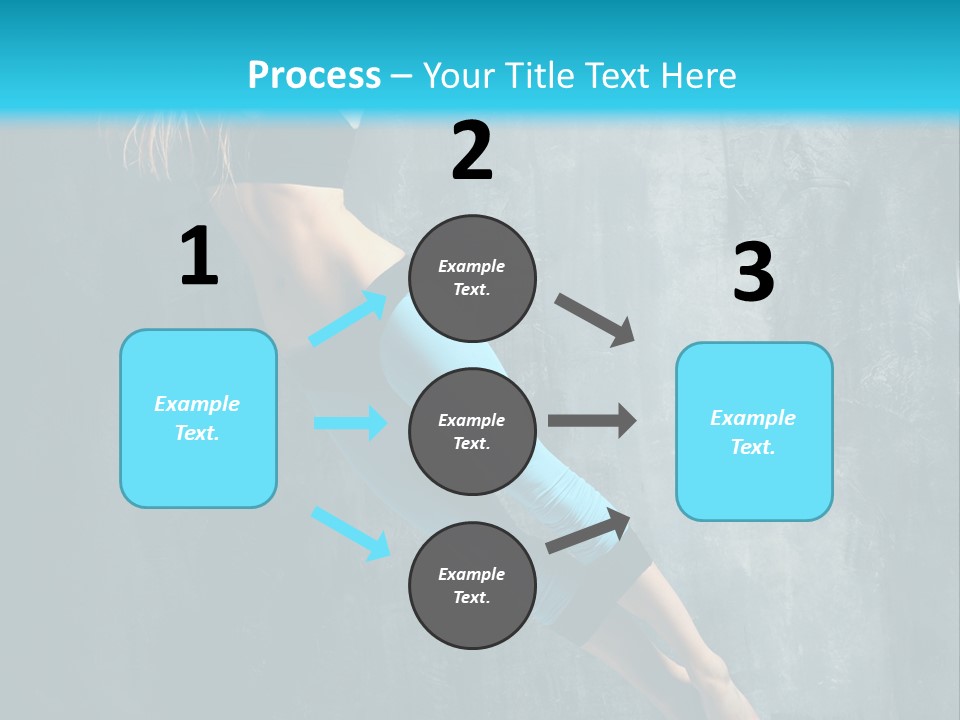Performer Stunt Stretching PowerPoint Template