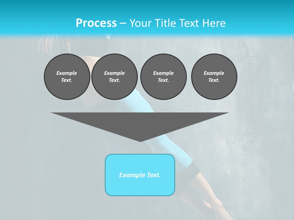 Performer Stunt Stretching PowerPoint Template