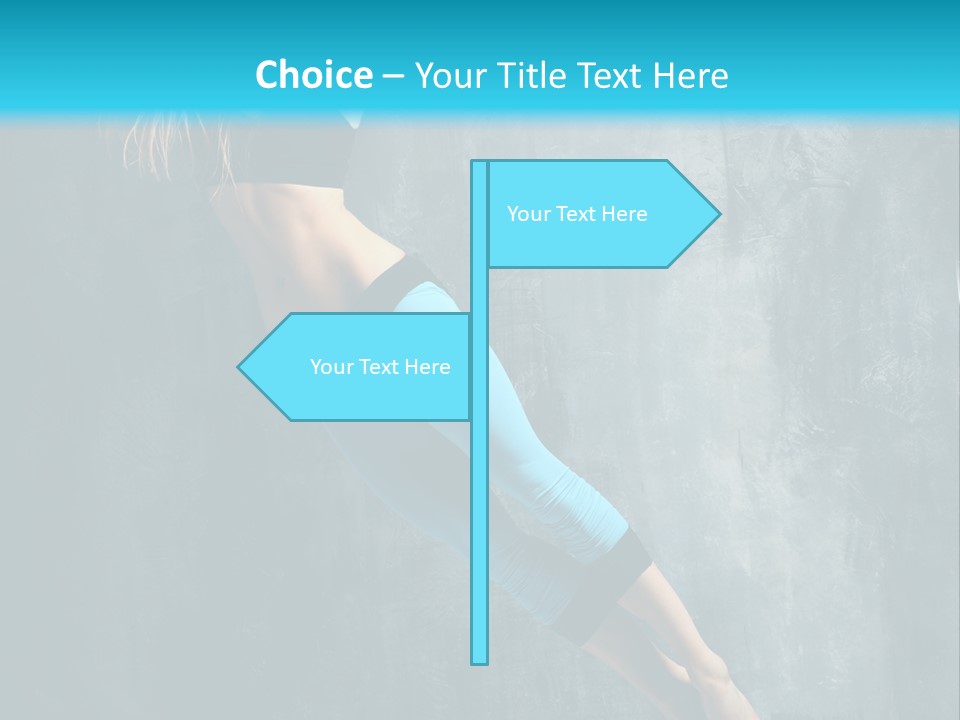 Performer Stunt Stretching PowerPoint Template