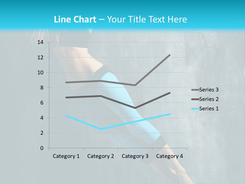 Performer Stunt Stretching PowerPoint Template