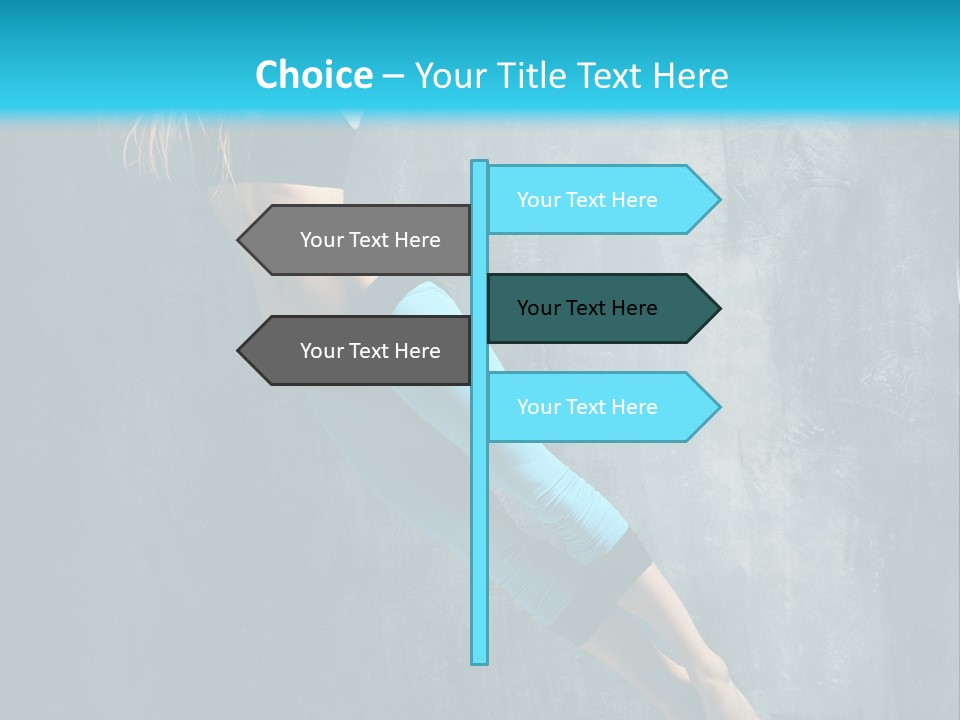 Performer Stunt Stretching PowerPoint Template