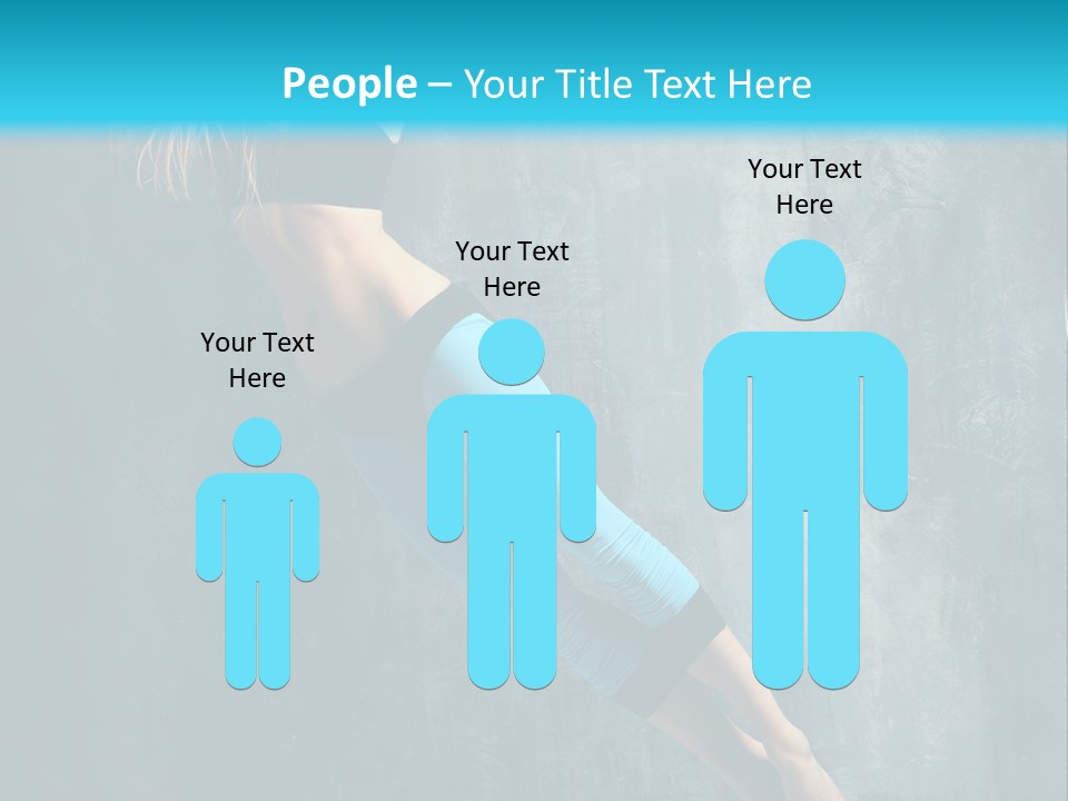 Performer Stunt Stretching PowerPoint Template