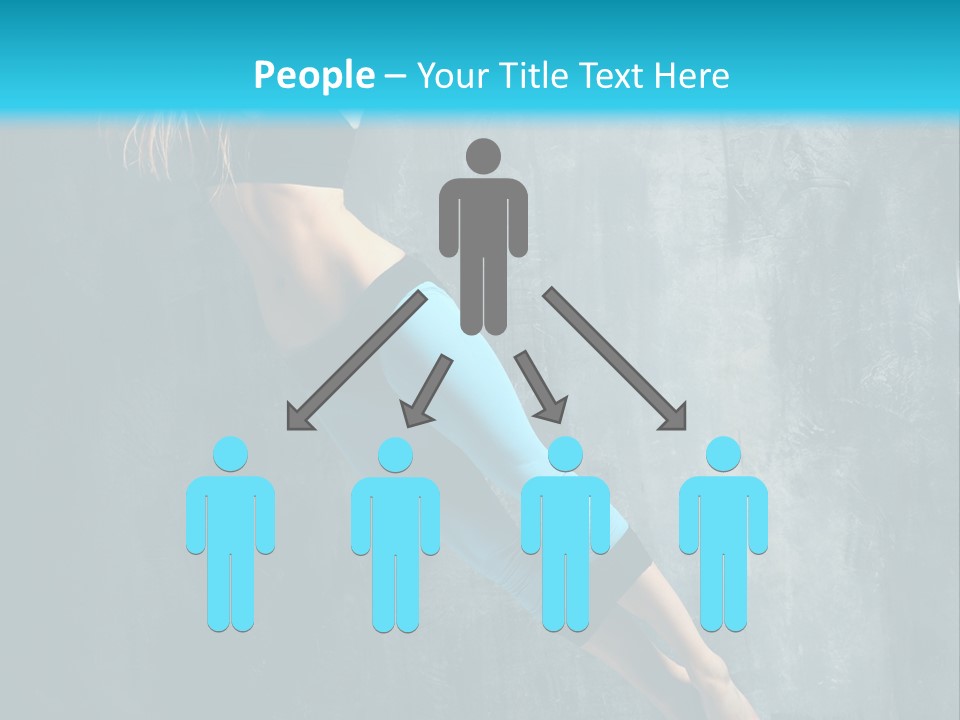 Performer Stunt Stretching PowerPoint Template