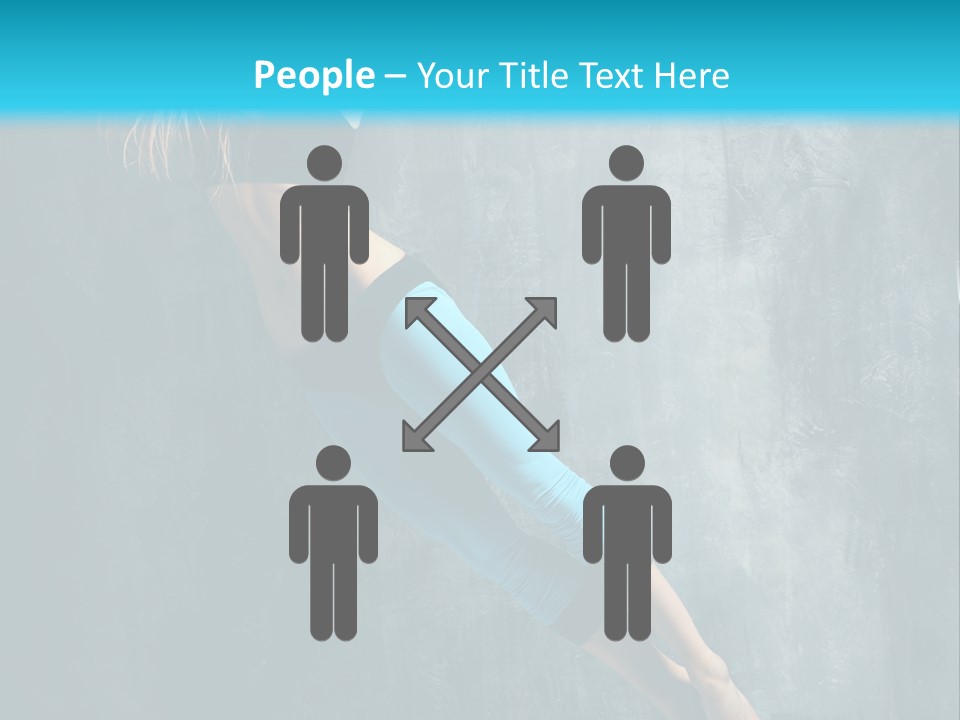 Performer Stunt Stretching PowerPoint Template