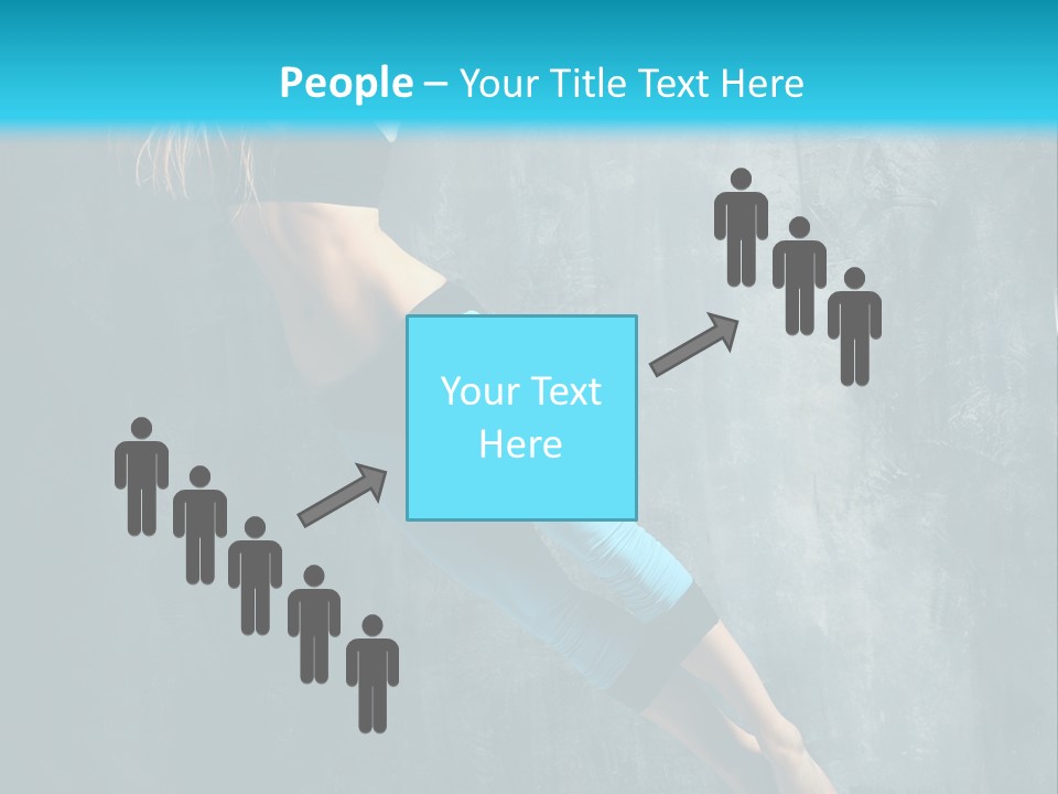 Performer Stunt Stretching PowerPoint Template