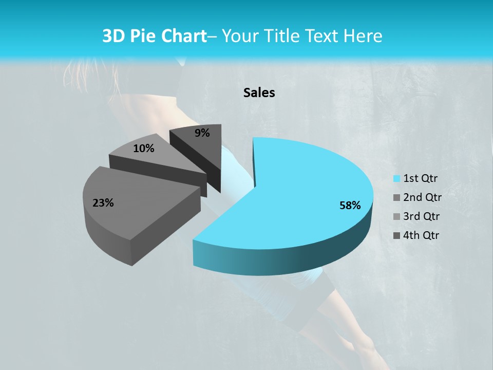 Performer Stunt Stretching PowerPoint Template