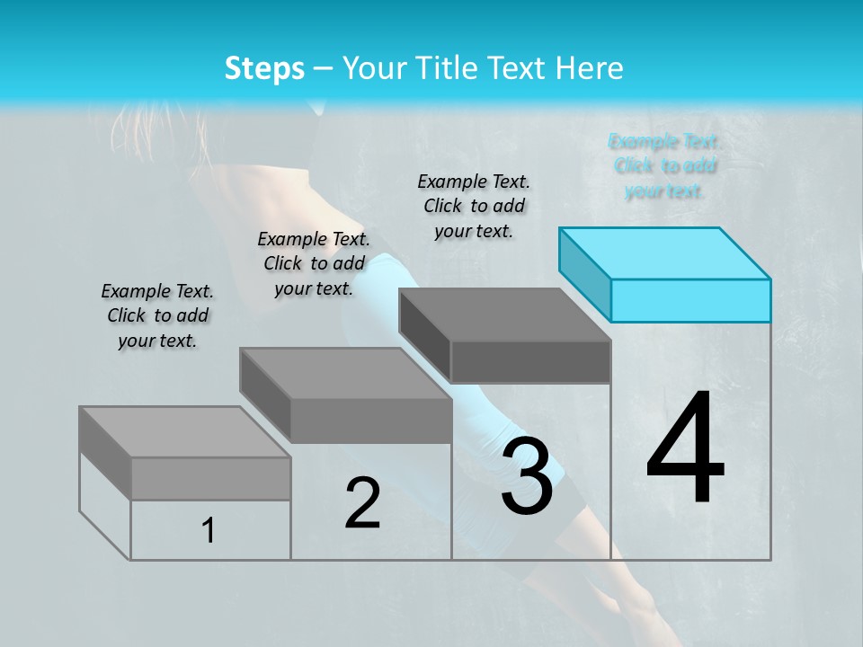 Performer Stunt Stretching PowerPoint Template