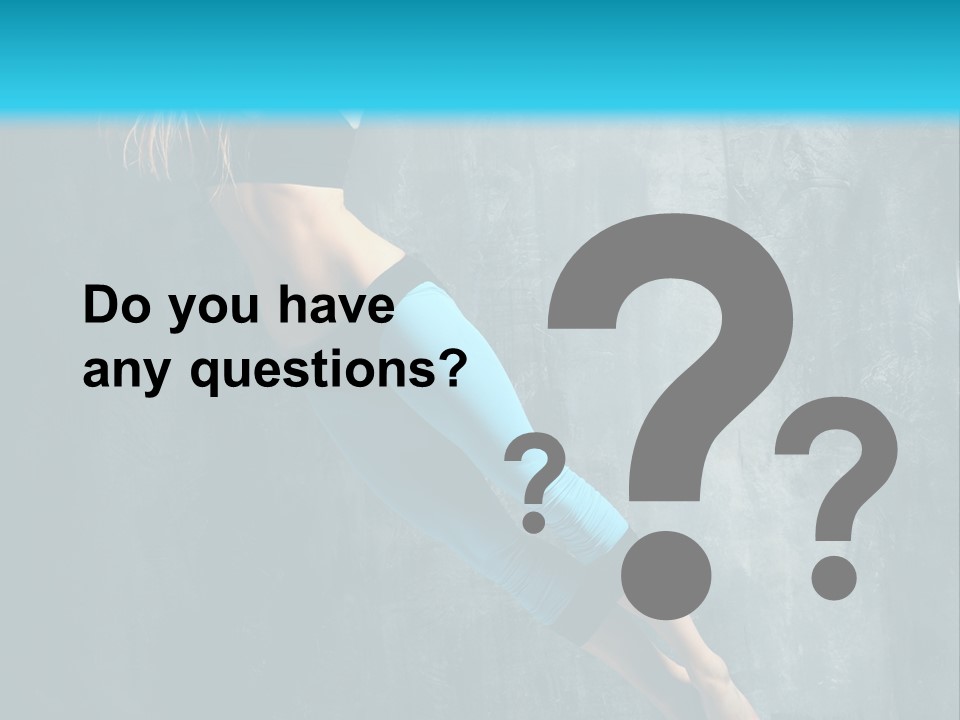 Performer Stunt Stretching PowerPoint Template