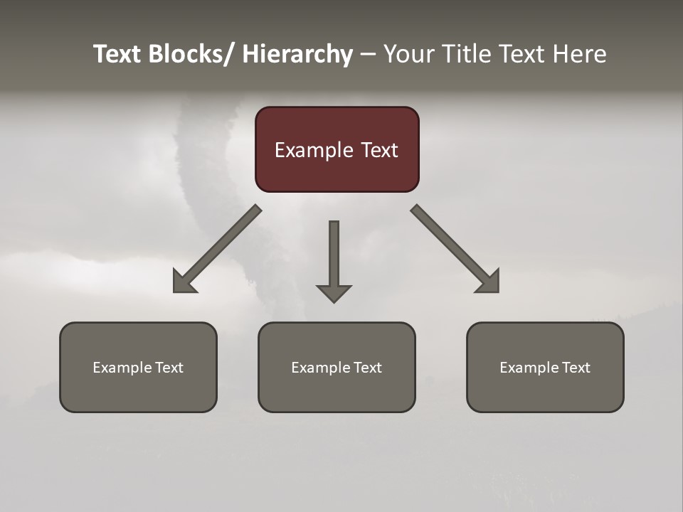 Life Meadow Clouds PowerPoint Template