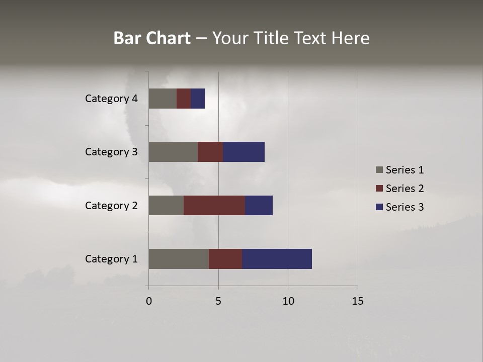 Life Meadow Clouds PowerPoint Template
