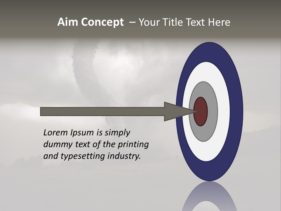 Life Meadow Clouds PowerPoint Template