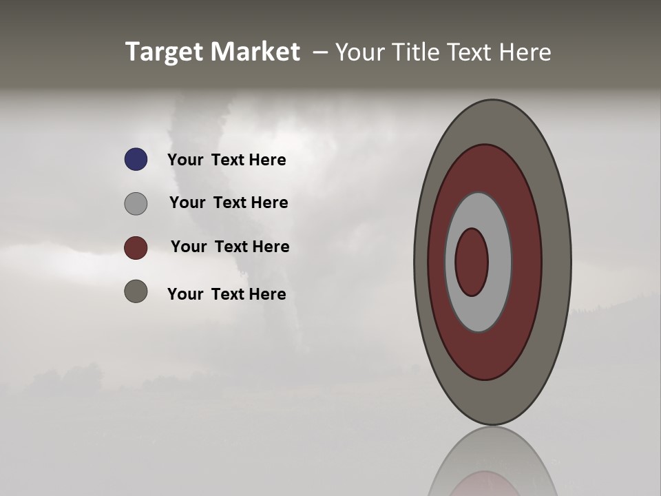 Life Meadow Clouds PowerPoint Template