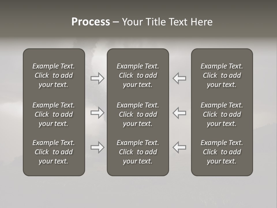 Life Meadow Clouds PowerPoint Template
