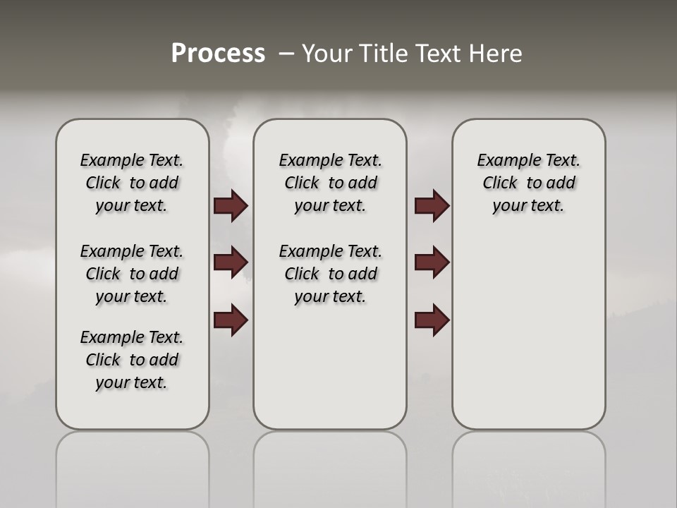 Life Meadow Clouds PowerPoint Template