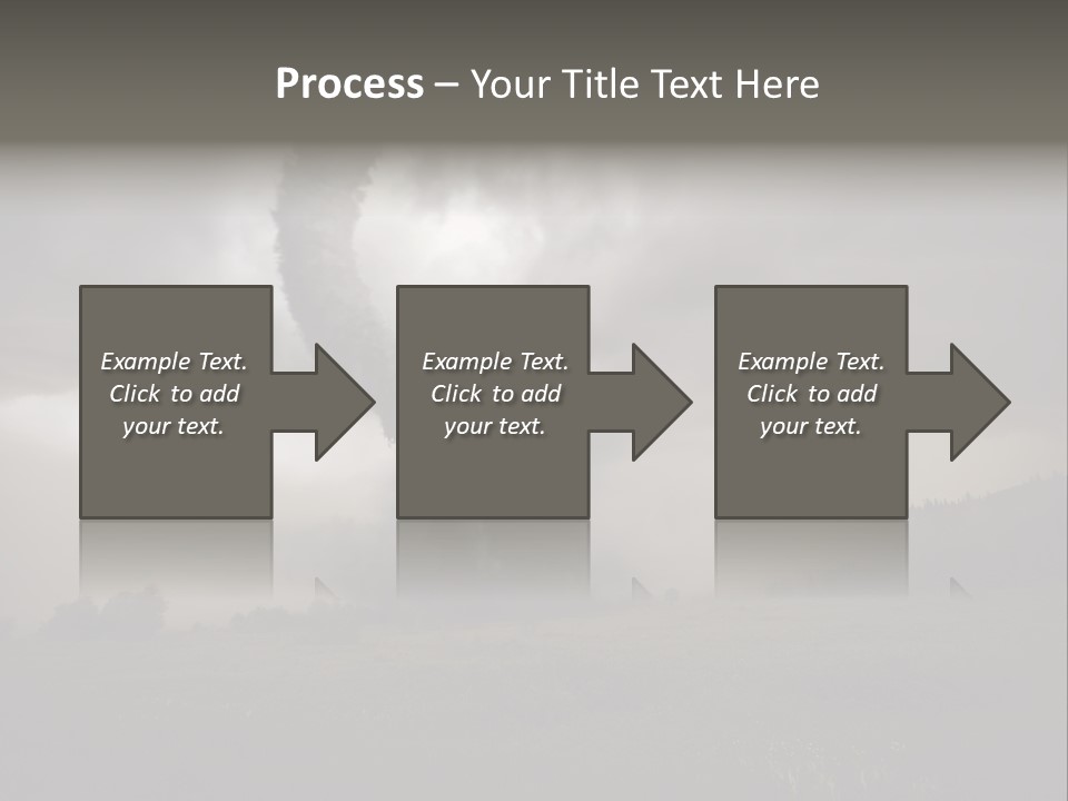 Life Meadow Clouds PowerPoint Template