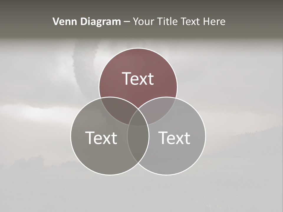 Life Meadow Clouds PowerPoint Template