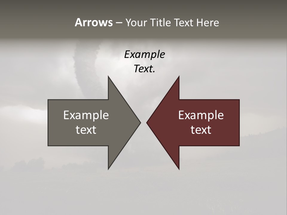 Life Meadow Clouds PowerPoint Template