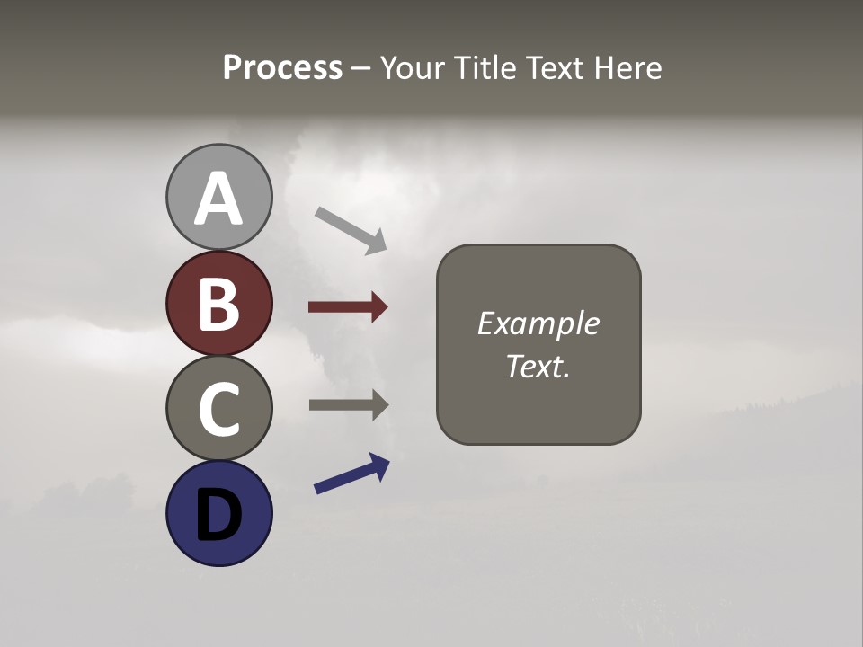 Life Meadow Clouds PowerPoint Template