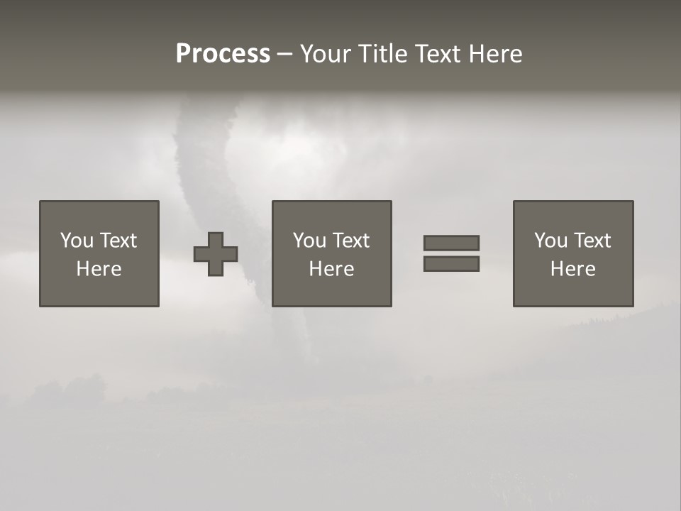 Life Meadow Clouds PowerPoint Template