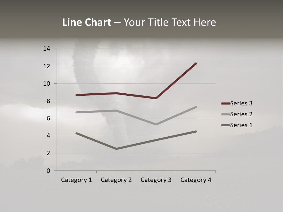 Life Meadow Clouds PowerPoint Template