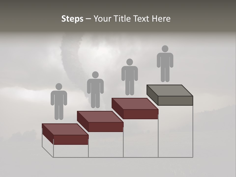 Life Meadow Clouds PowerPoint Template