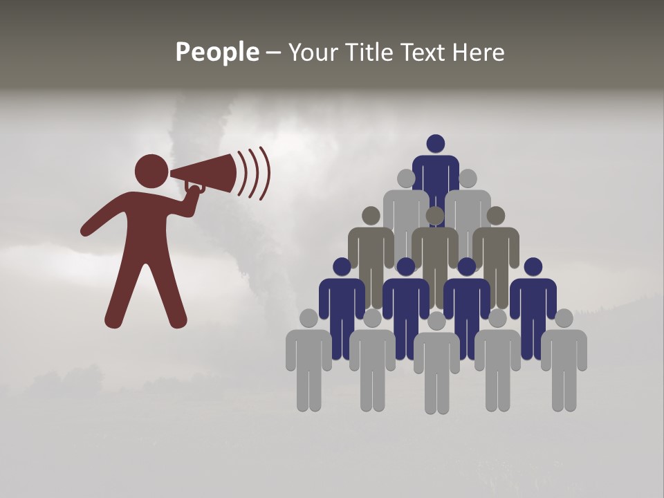 Life Meadow Clouds PowerPoint Template