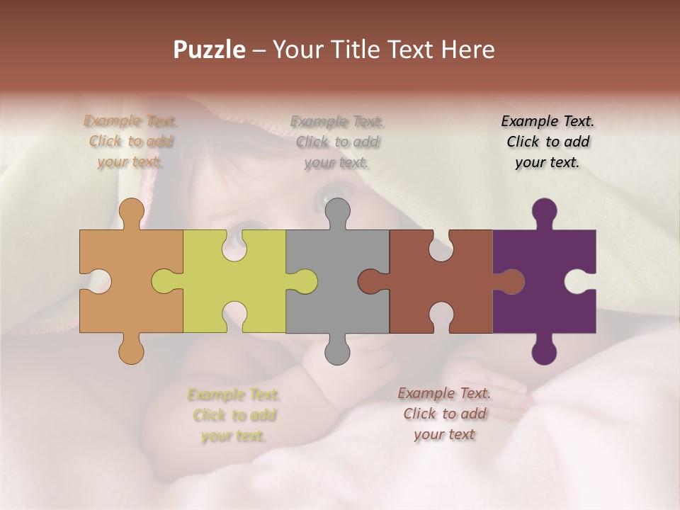 Face Infant Child PowerPoint Template