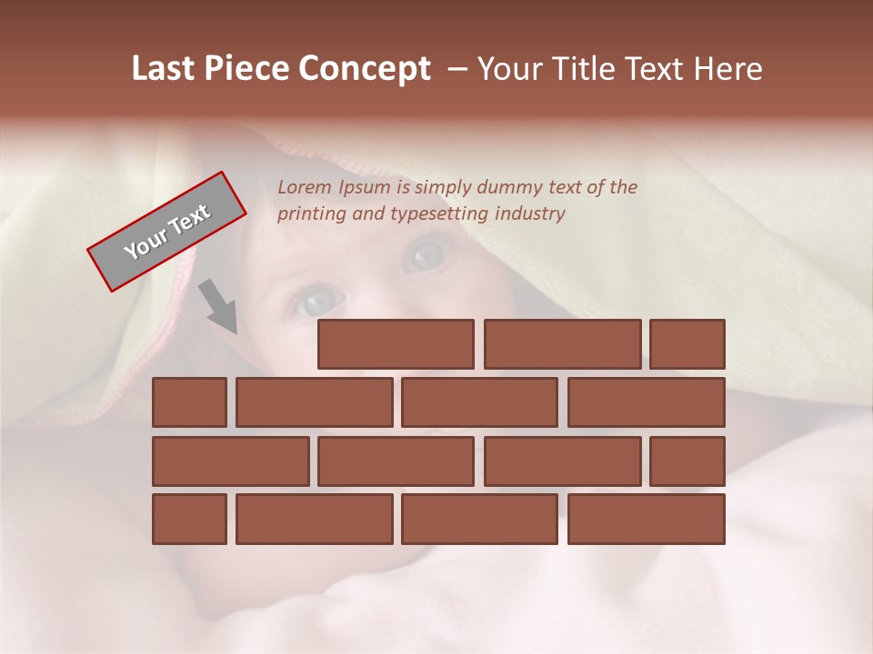 Face Infant Child PowerPoint Template