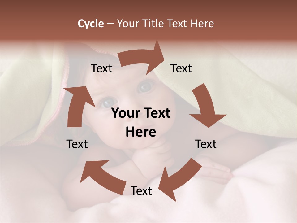 Face Infant Child PowerPoint Template