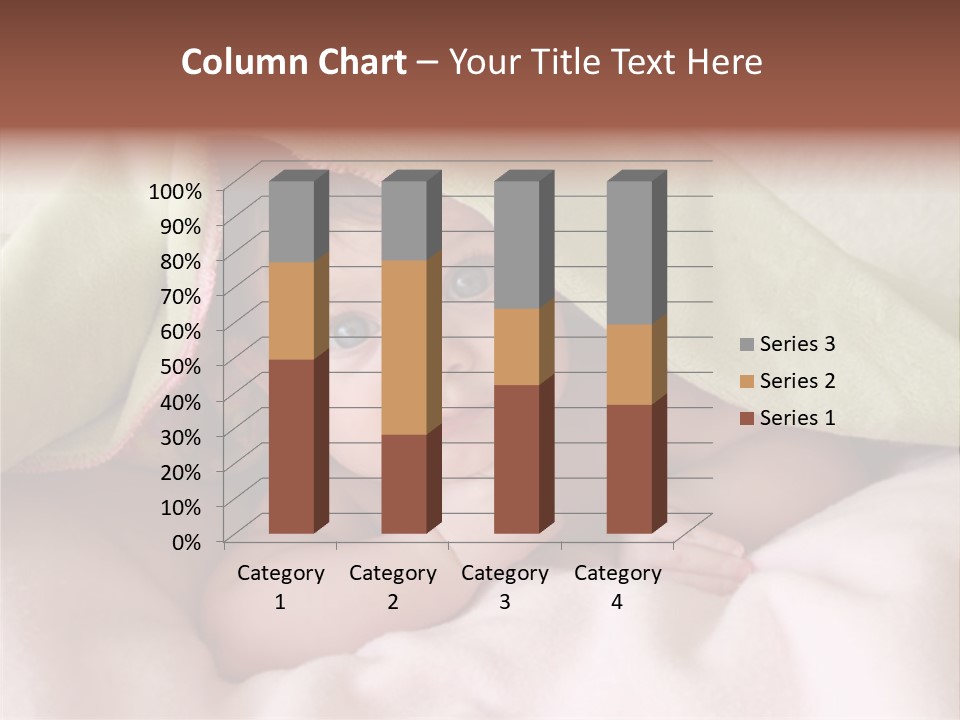 Face Infant Child PowerPoint Template