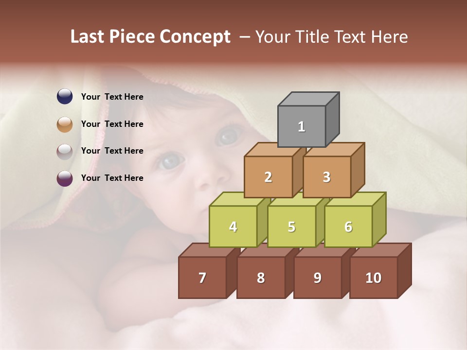 Face Infant Child PowerPoint Template