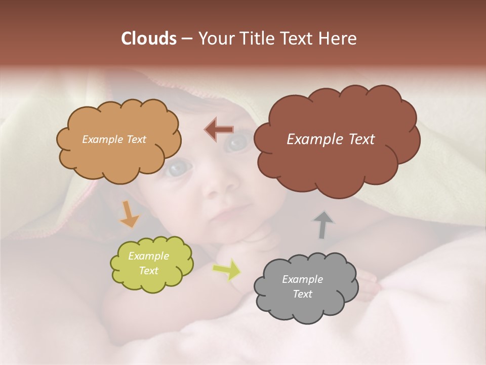 Face Infant Child PowerPoint Template