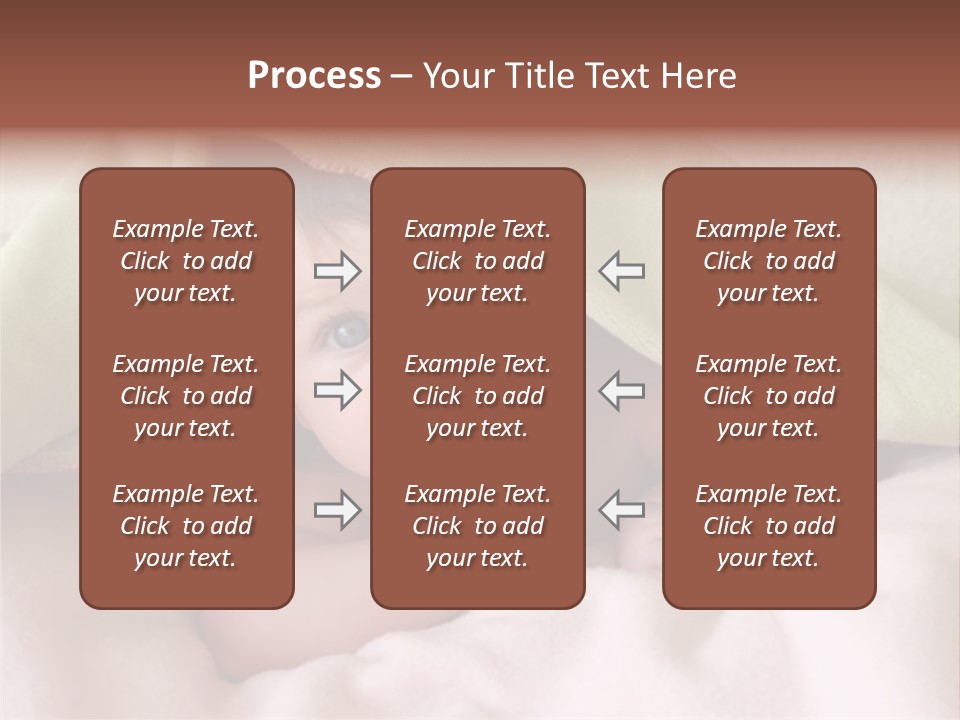 Face Infant Child PowerPoint Template