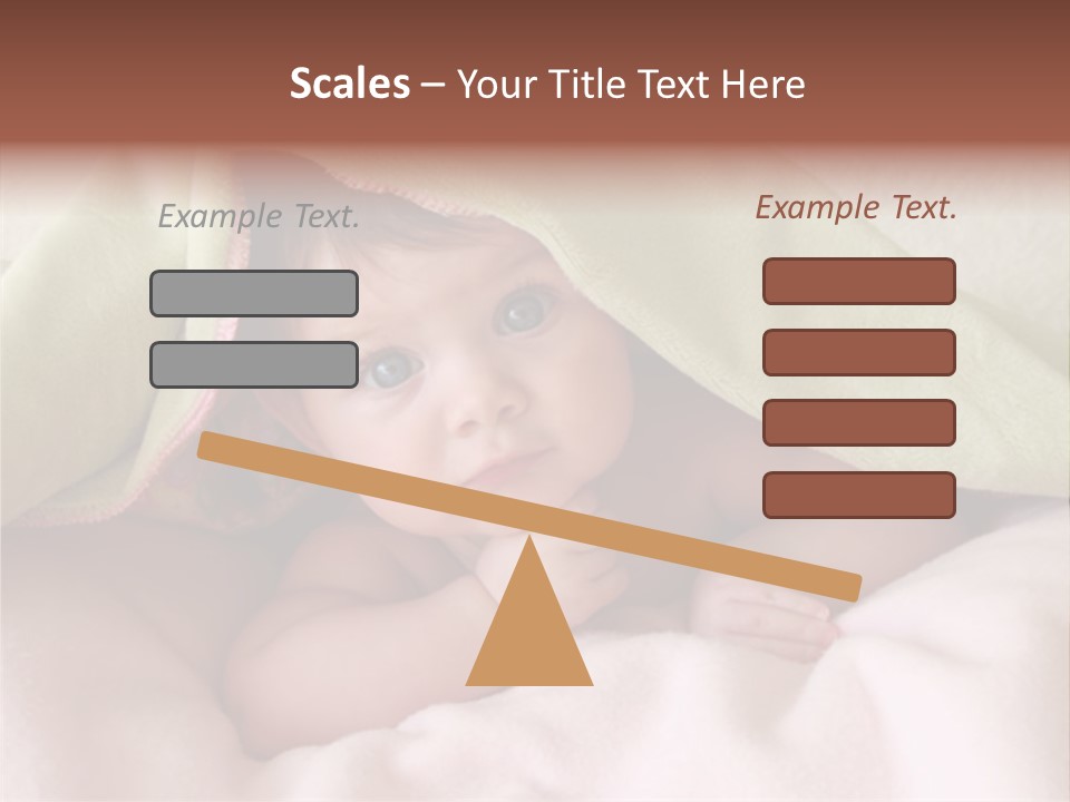 Face Infant Child PowerPoint Template