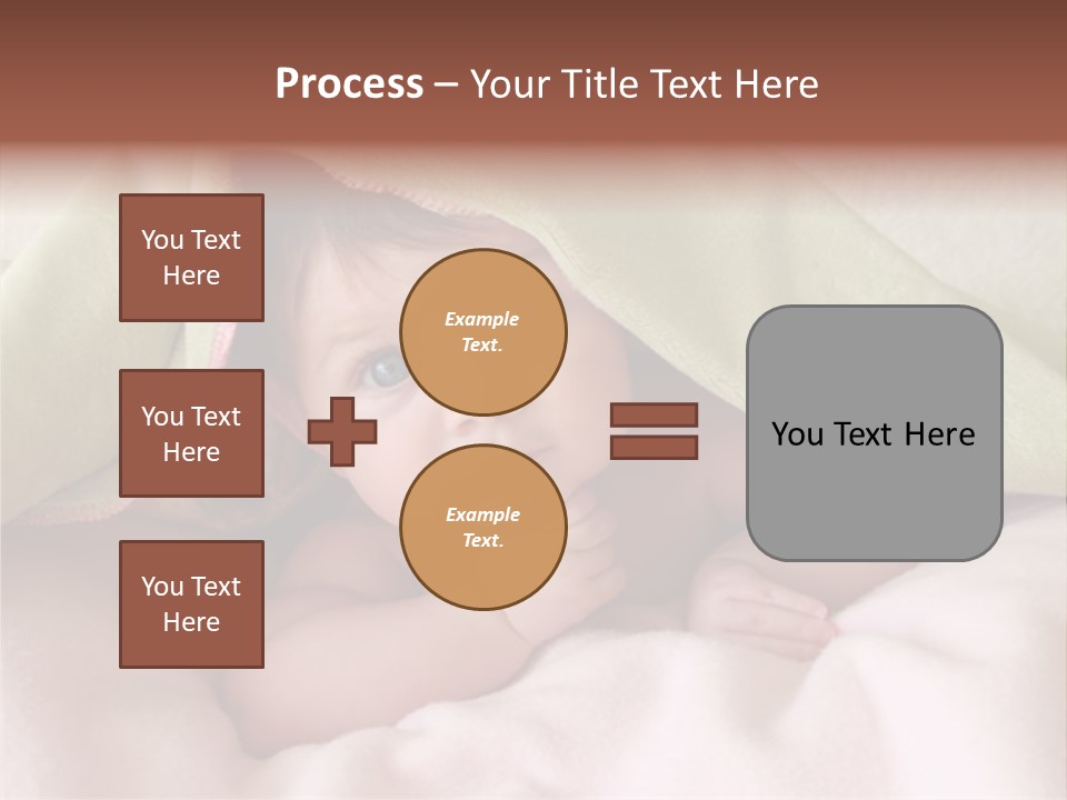 Face Infant Child PowerPoint Template