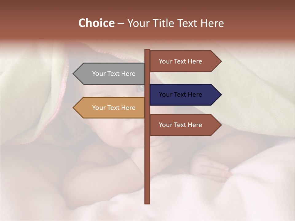Face Infant Child PowerPoint Template