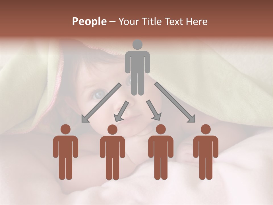 Face Infant Child PowerPoint Template