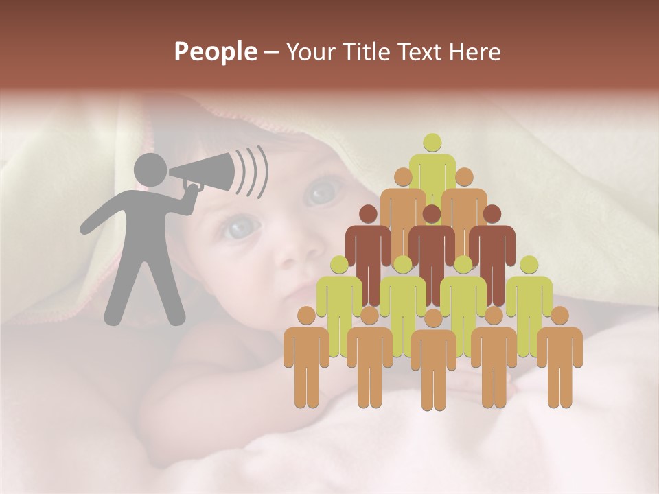 Face Infant Child PowerPoint Template