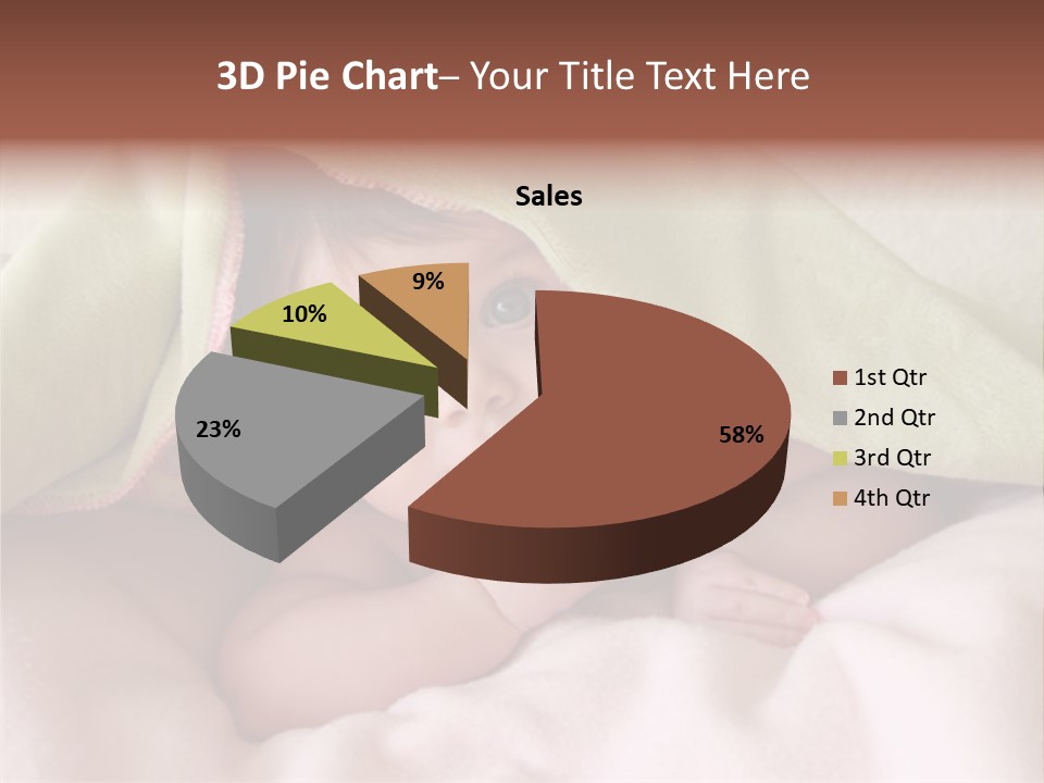 Face Infant Child PowerPoint Template