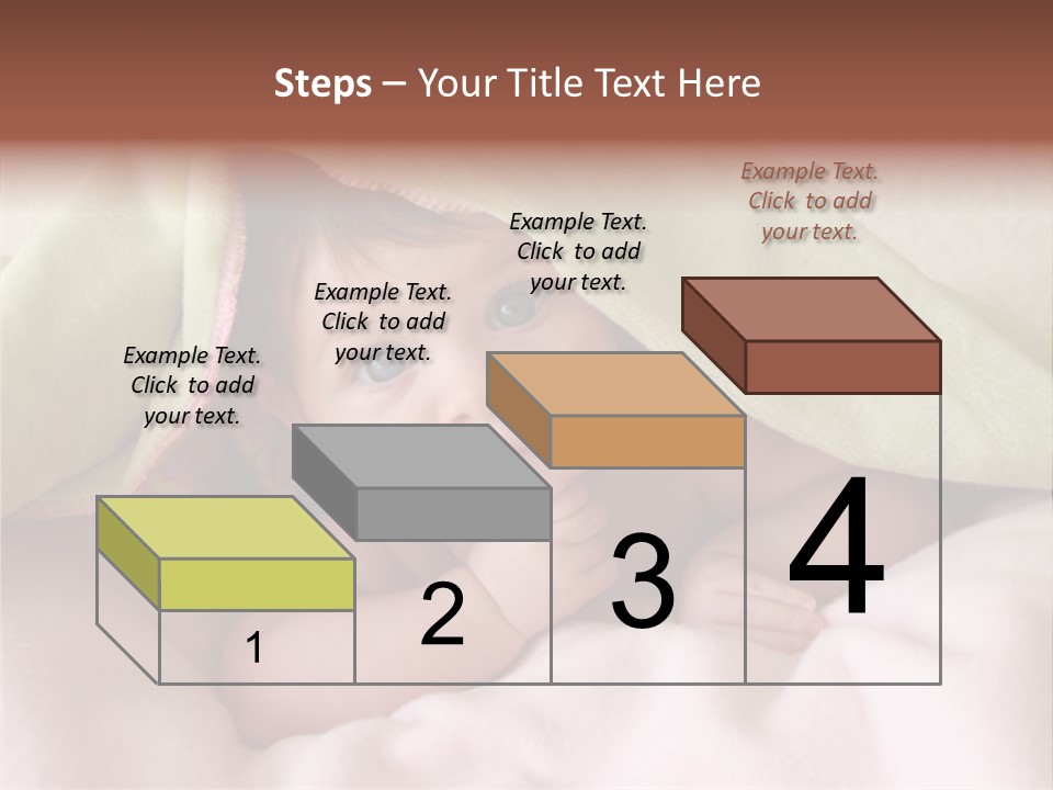 Face Infant Child PowerPoint Template