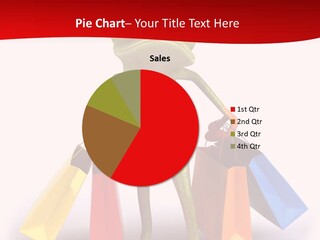 Tropical Shopping Illustration PowerPoint Template