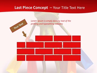 Tropical Shopping Illustration PowerPoint Template