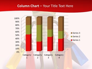 Tropical Shopping Illustration PowerPoint Template