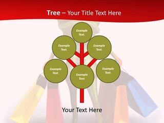 Tropical Shopping Illustration PowerPoint Template