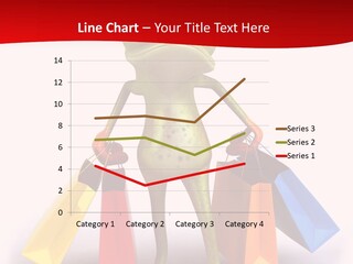 Tropical Shopping Illustration PowerPoint Template