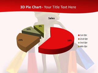 Tropical Shopping Illustration PowerPoint Template